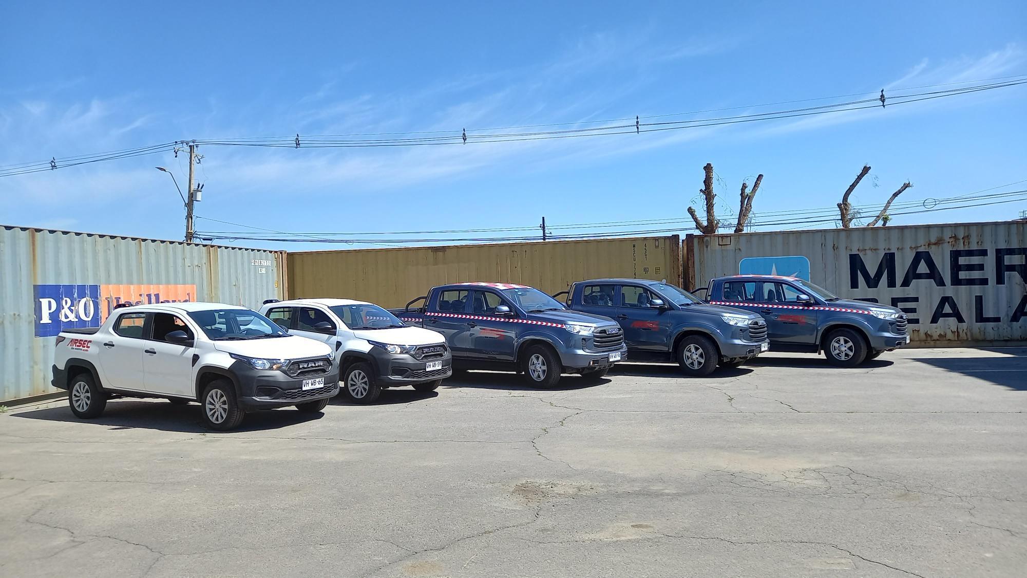 Nueva flota de vehículos fortalece las operaciones en seguridad aeroportuaria e instalaciones estratégicas